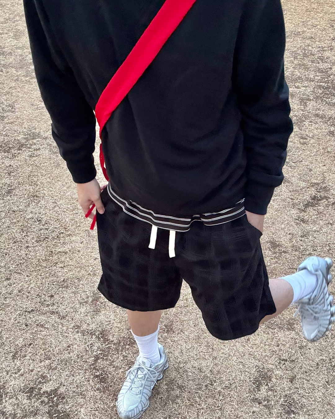 カジュアルチェックイージーハーフパンツ SZ0014