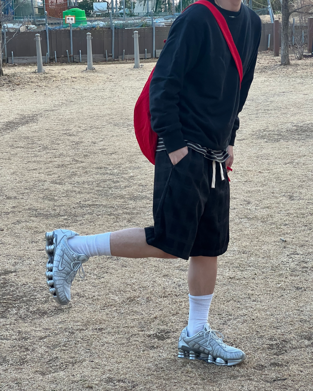 カジュアルチェックイージーハーフパンツ SZ0014