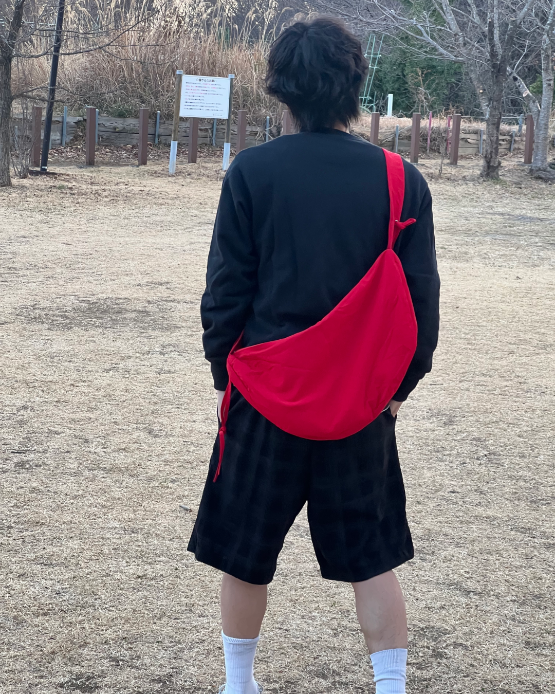 カジュアルチェックイージーハーフパンツ SZ0014