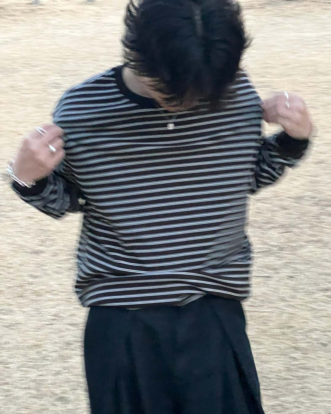 ベーシックボーダーロングTシャツ SZ0044