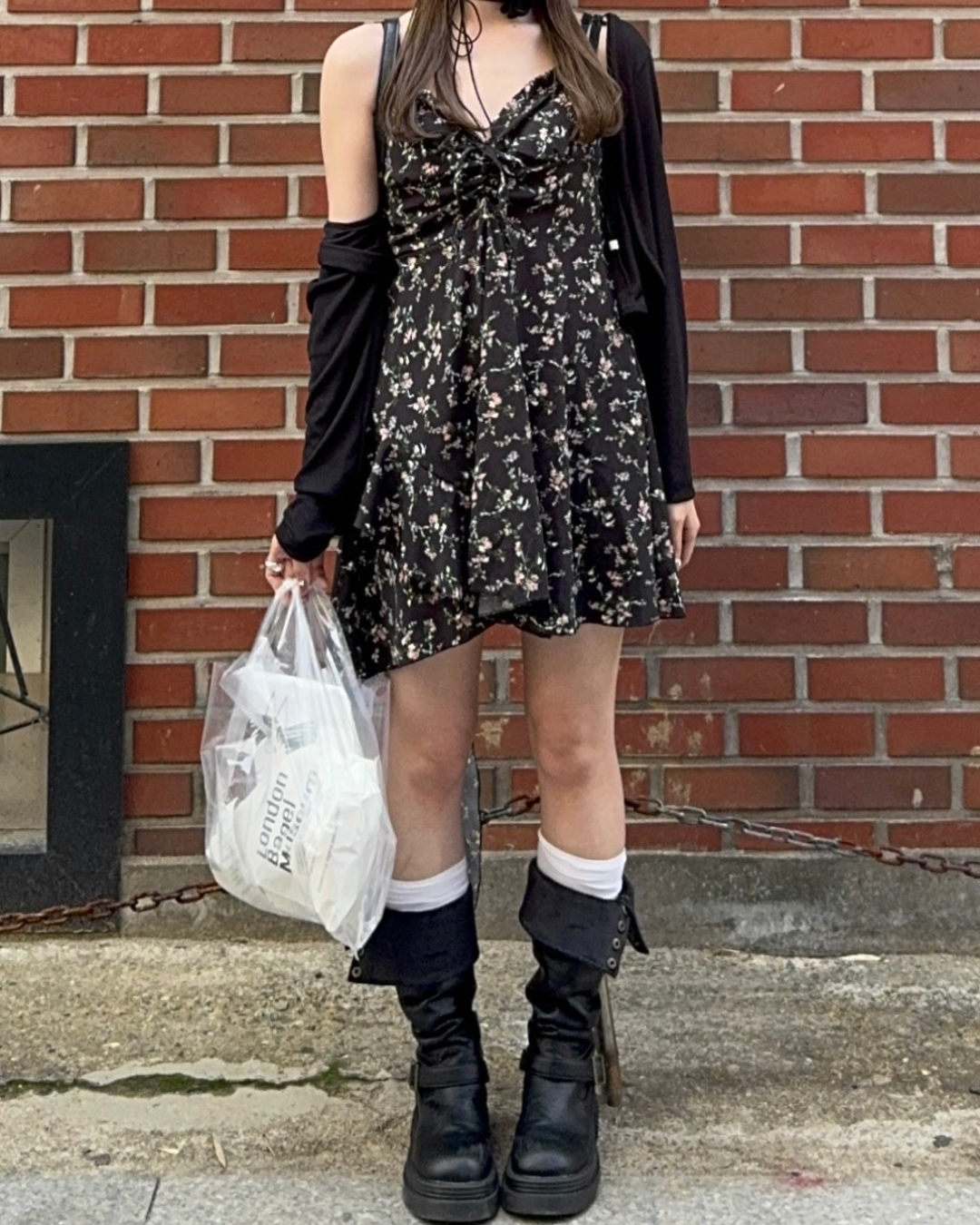 花柄キャミワンピース TH0002