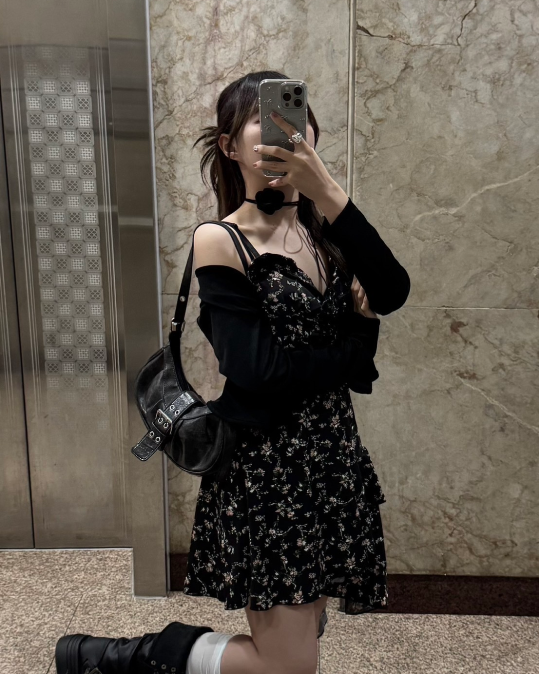 花柄キャミワンピース TH0002