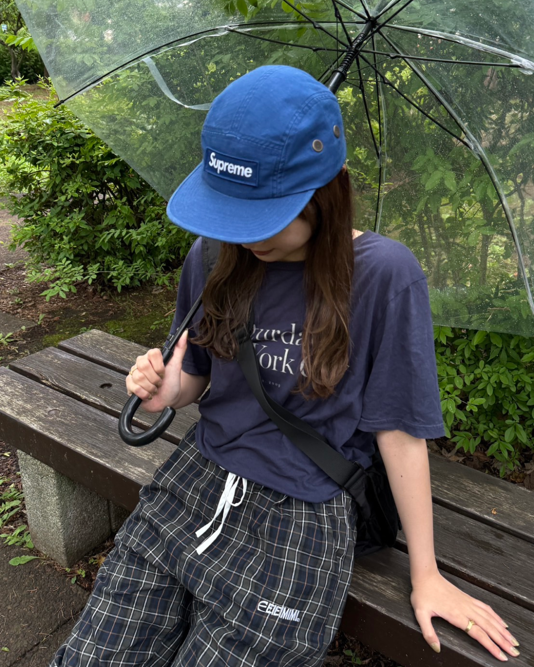 ストレートチェックパンツ TH0030