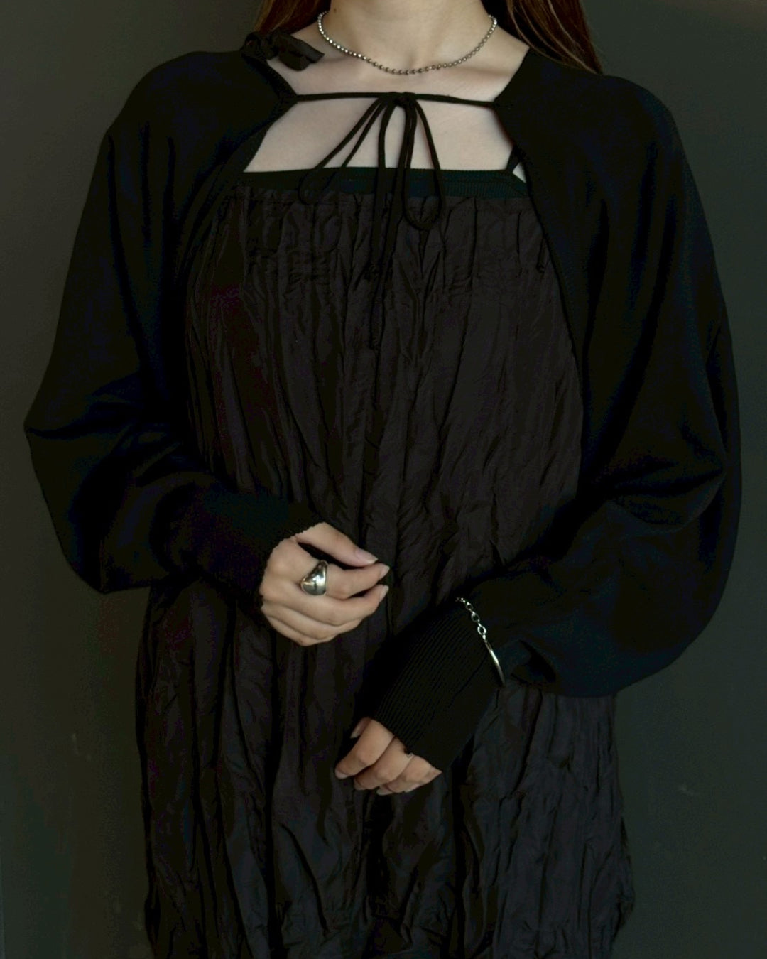 クロップドカーディガン TH0085