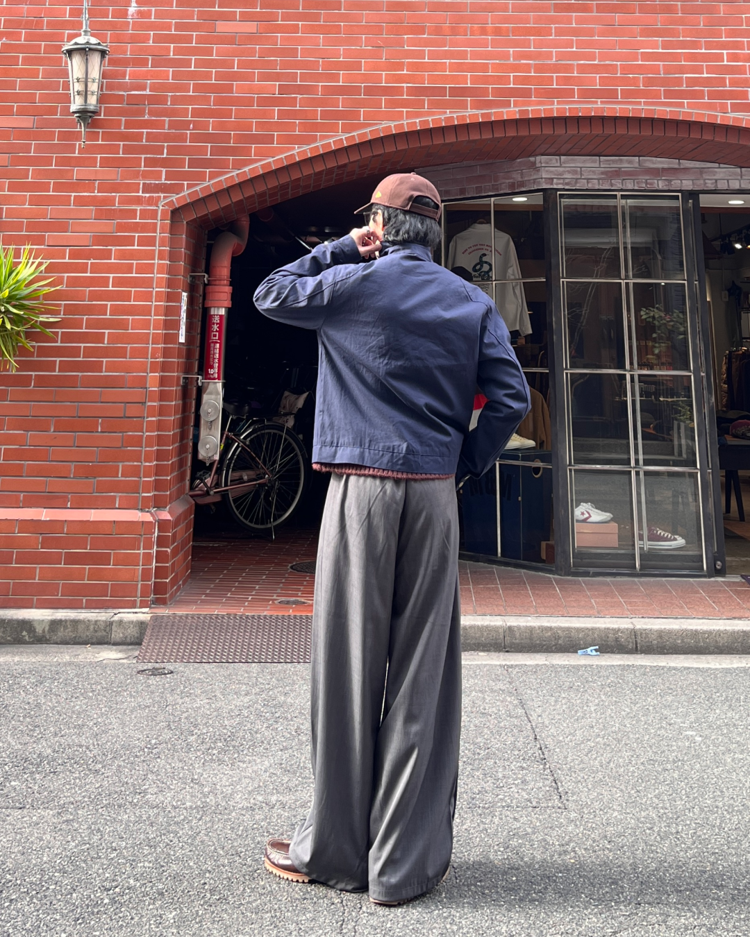 ファイアマンスタンドカラーワークジャケット TK0018