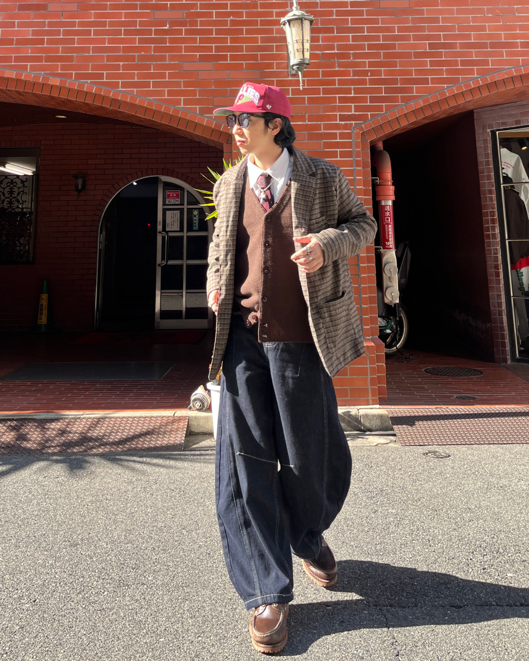 チェック柄テーラードジャケット TK0020