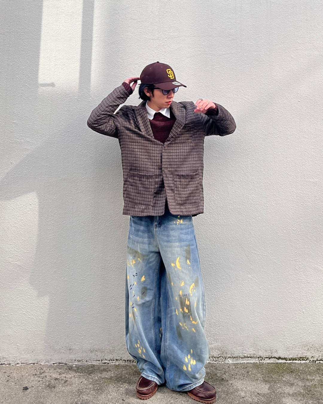 チェック柄テーラードジャケット TK0020