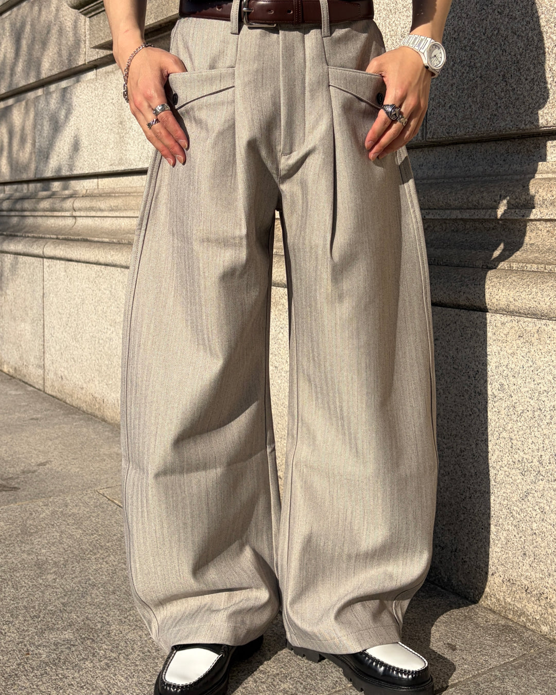 ミリタリータックワイドパンツ TK0102