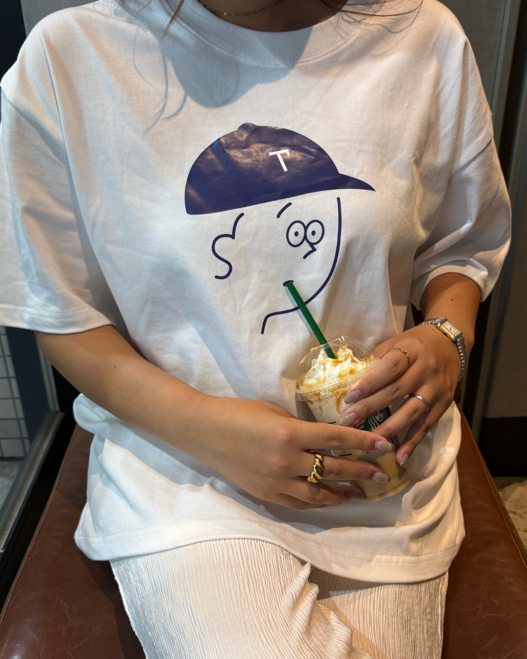 ブルーキャップTシャツ TM0034