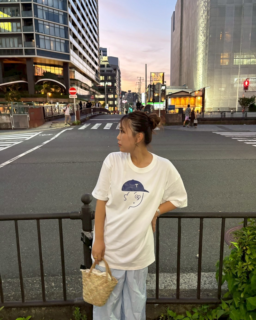 ブルーキャップTシャツ TM0034