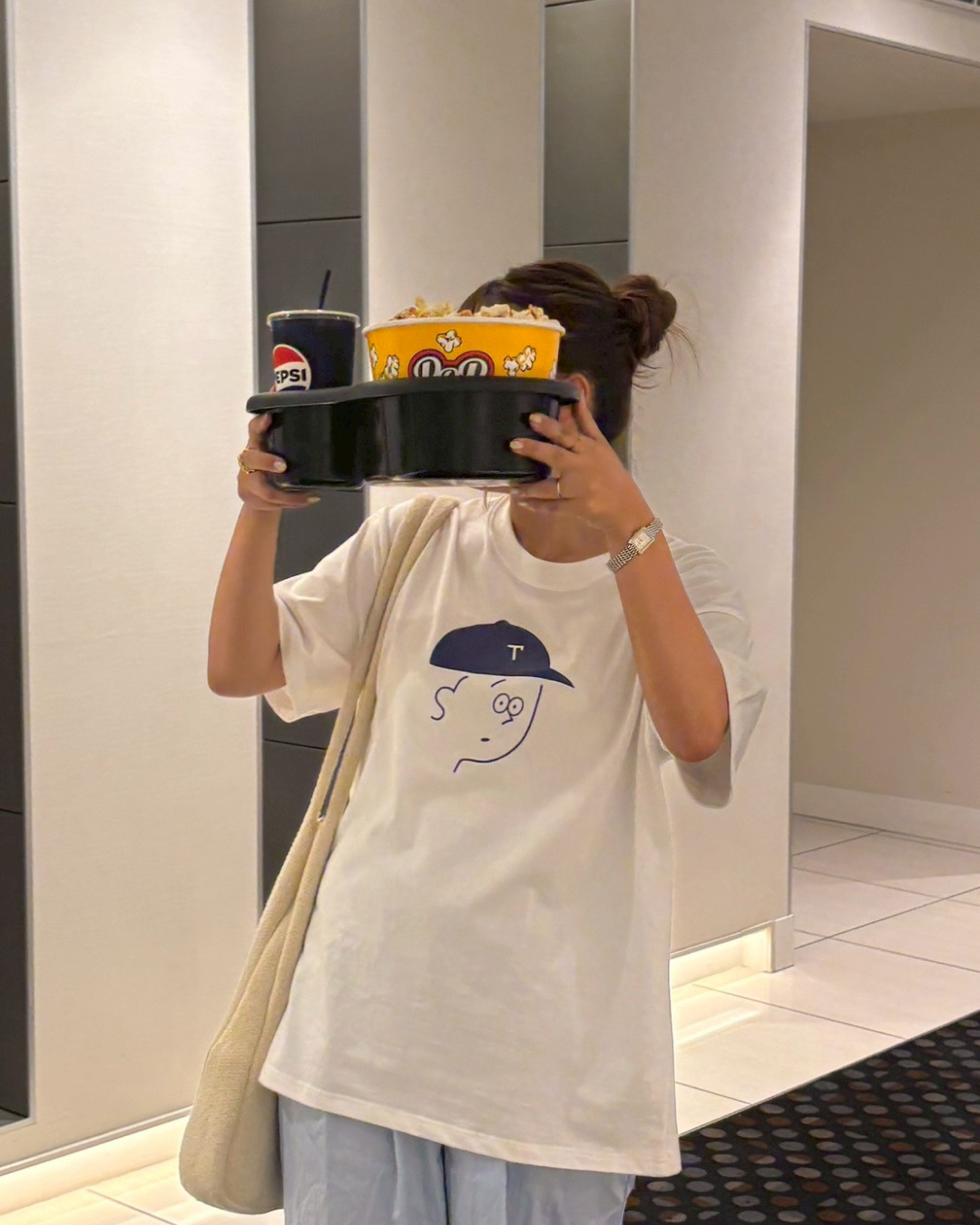 ブルーキャップTシャツ TM0034