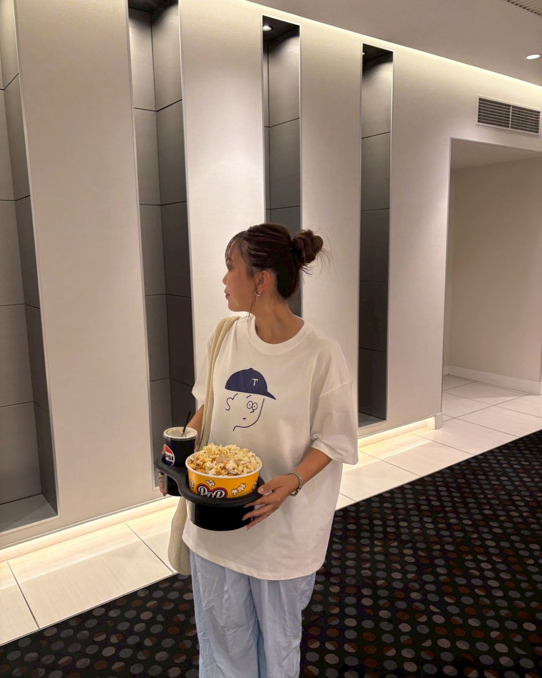 ブルーキャップTシャツ TM0034