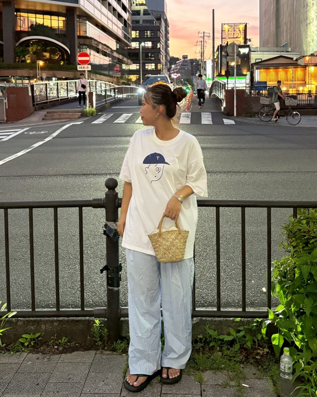 ブルーキャップTシャツ TM0034
