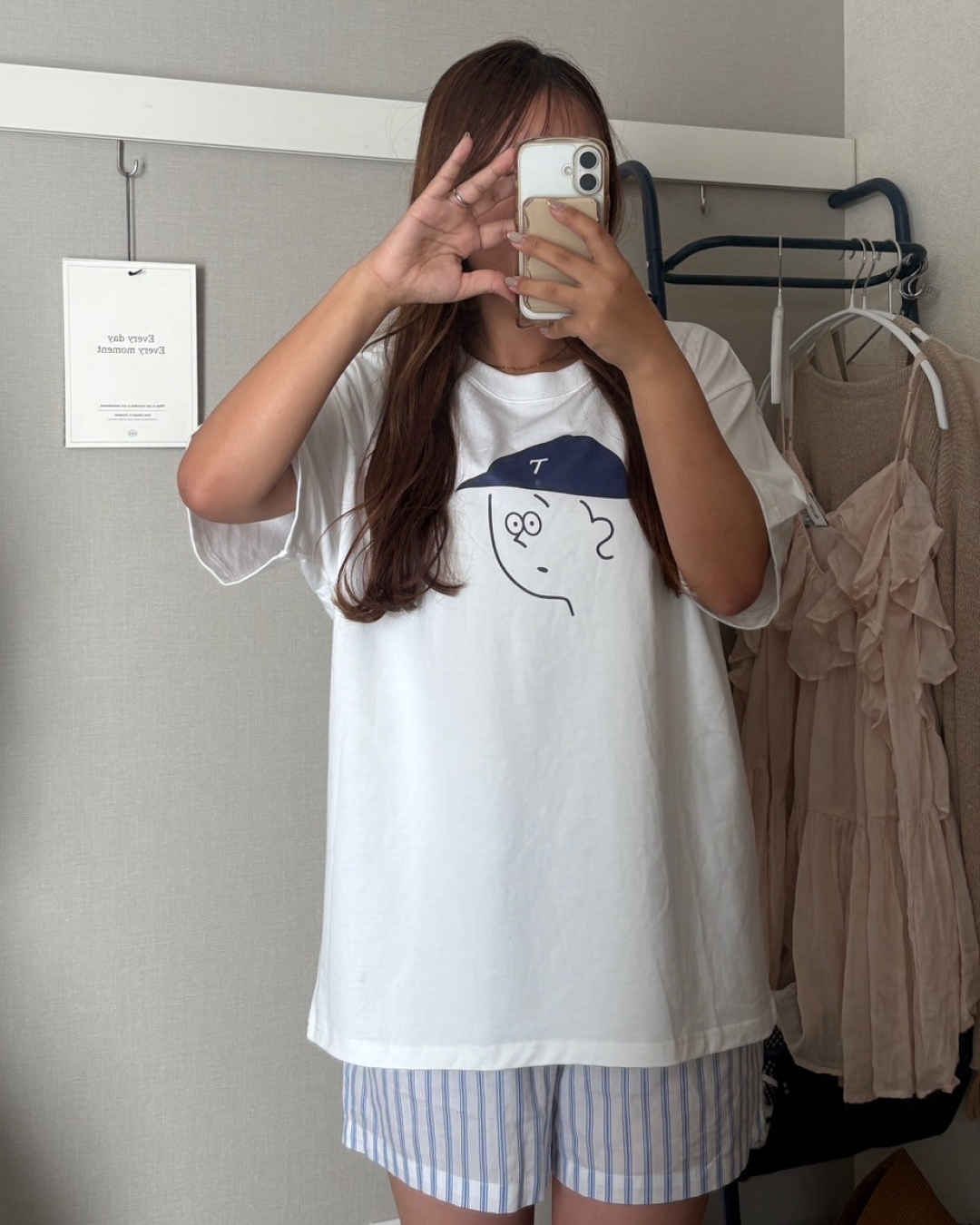 ブルーキャップTシャツ TM0034