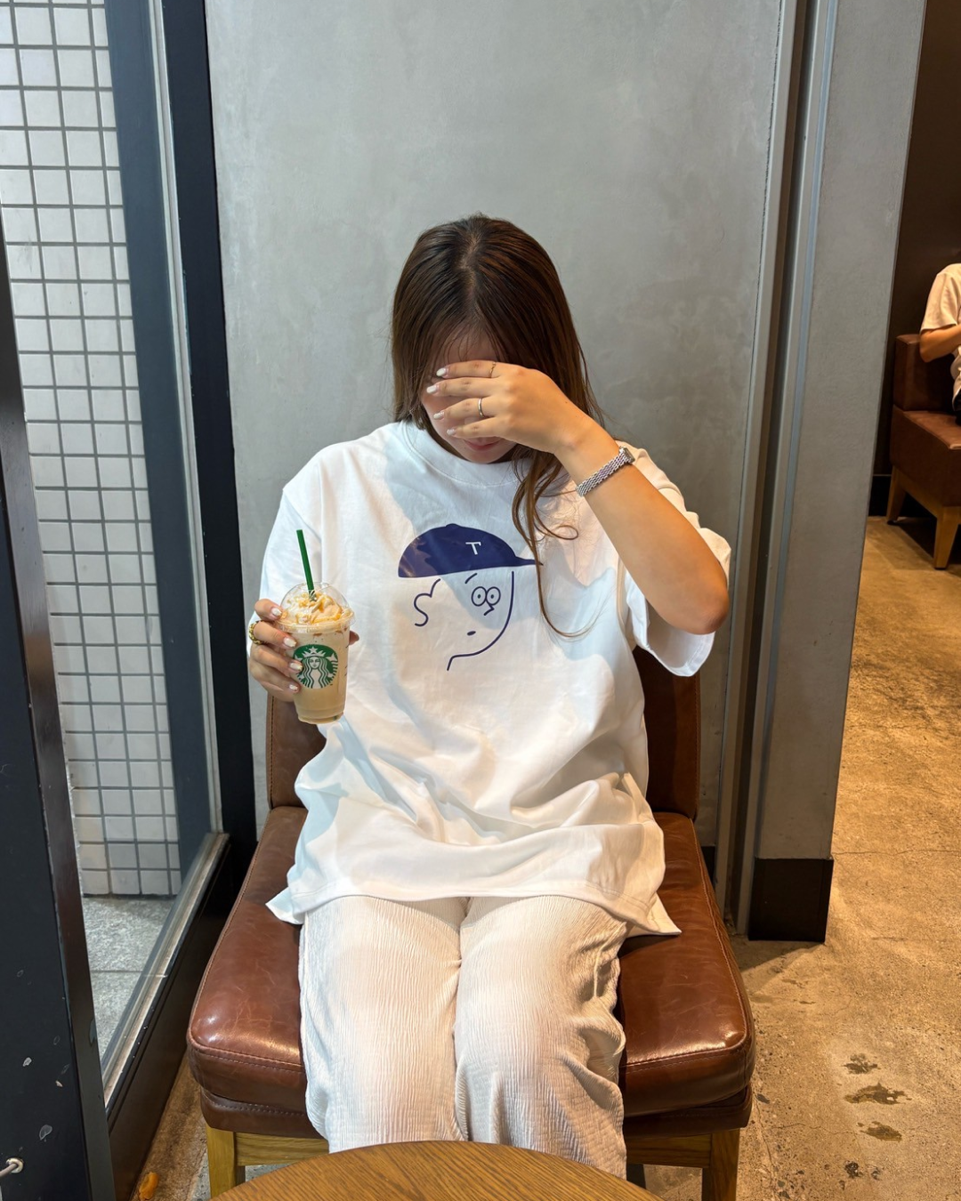 ブルーキャップTシャツ TM0034