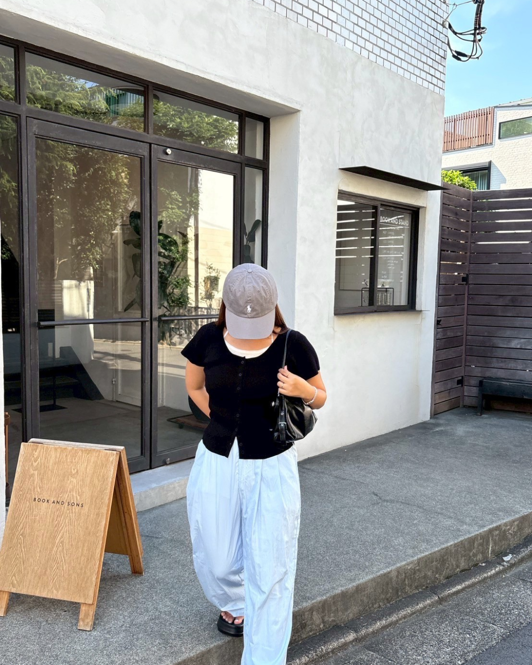 ワイドシルエットドレープパンツ TM0053