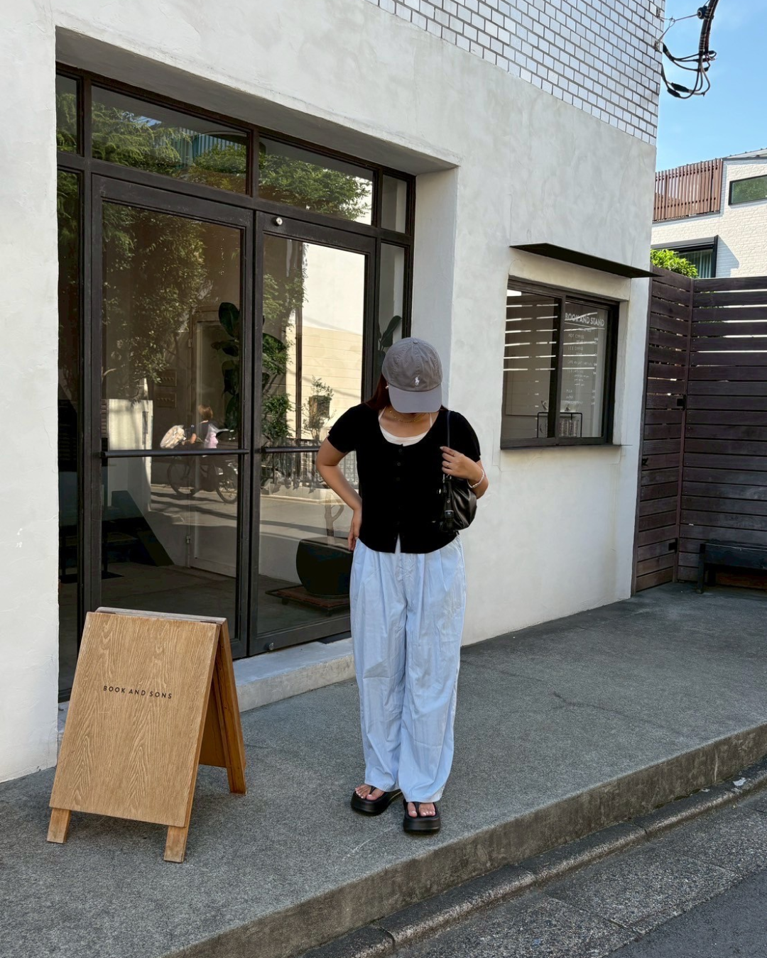 ワイドシルエットドレープパンツ TM0053