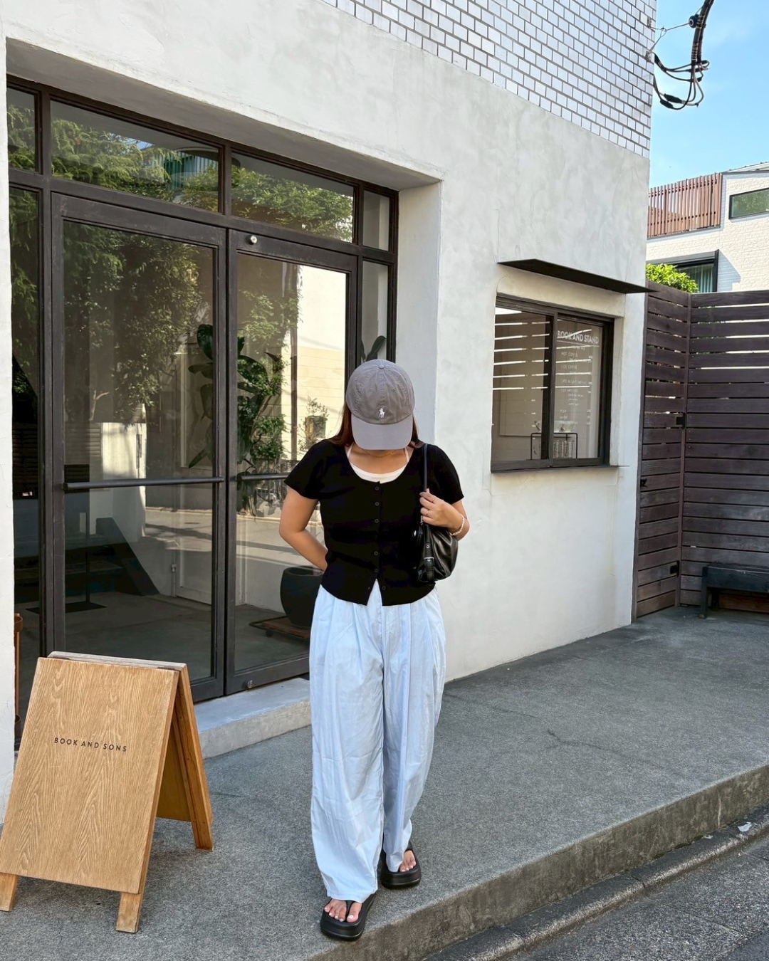 ワイドシルエットドレープパンツ TM0053