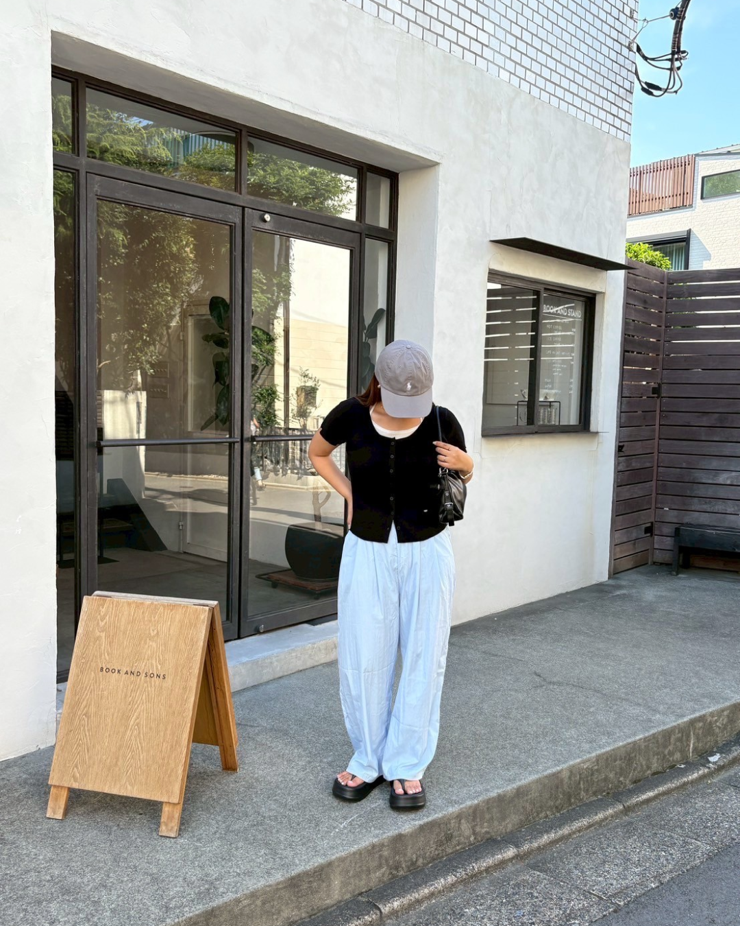 ワイドシルエットドレープパンツ TM0053