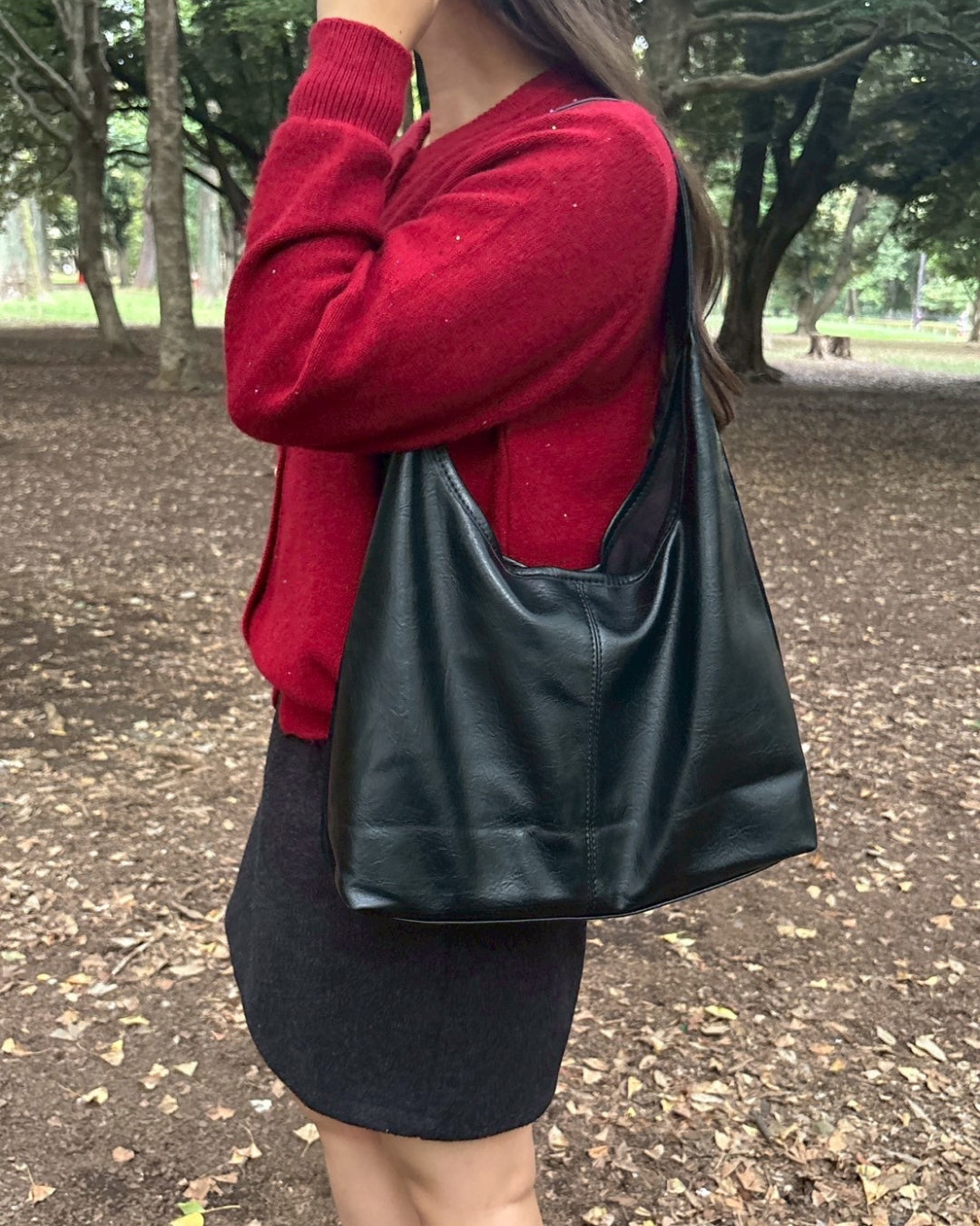 リバーシブルカジュアルレザー風バッグ
TM0063