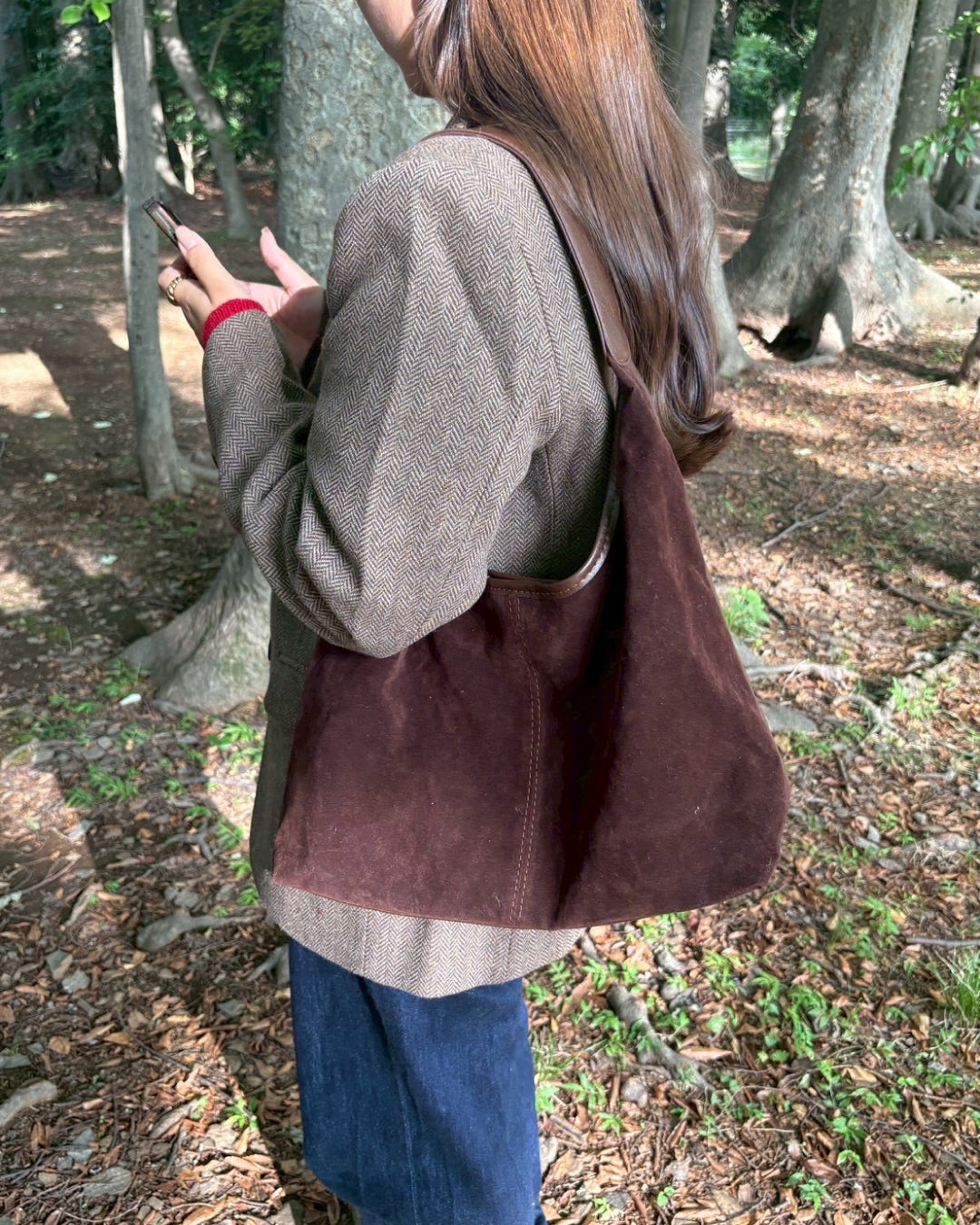 リバーシブルカジュアルレザー風バッグ
TM0063