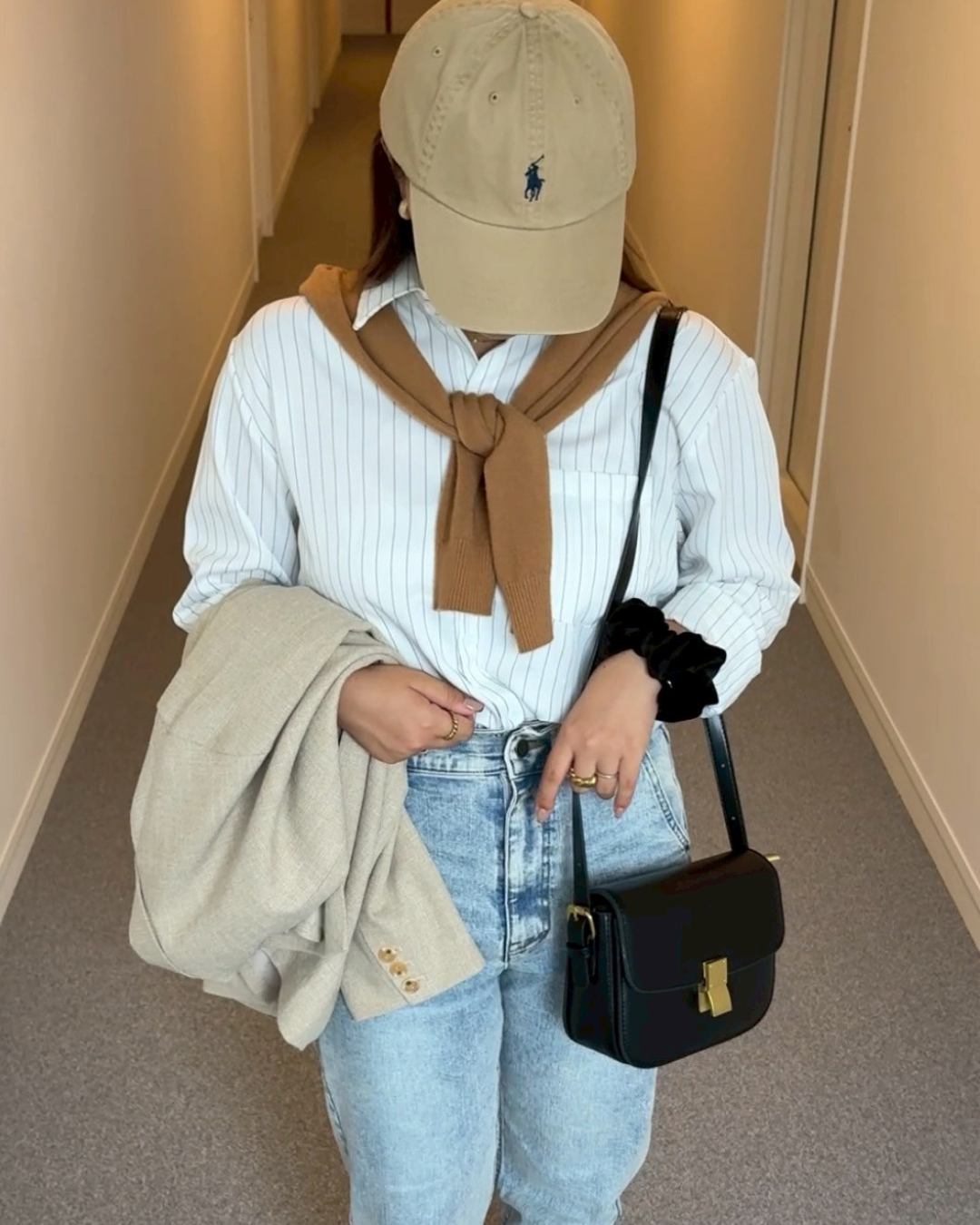 ピンストライプシャツ TM0081