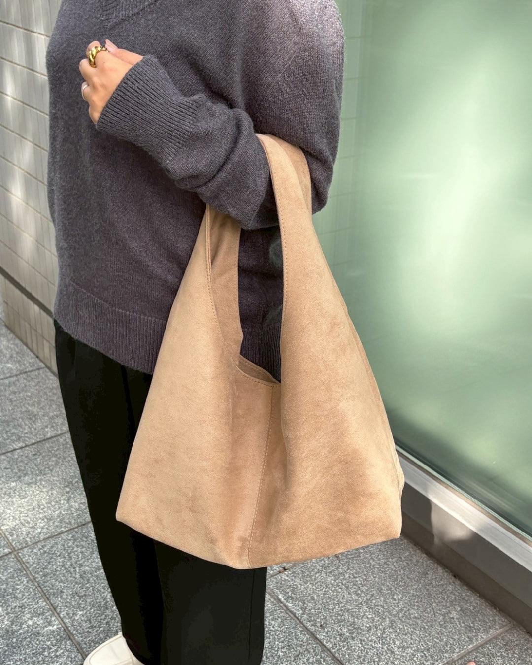 スウェードショルダーバッグ
TM0086