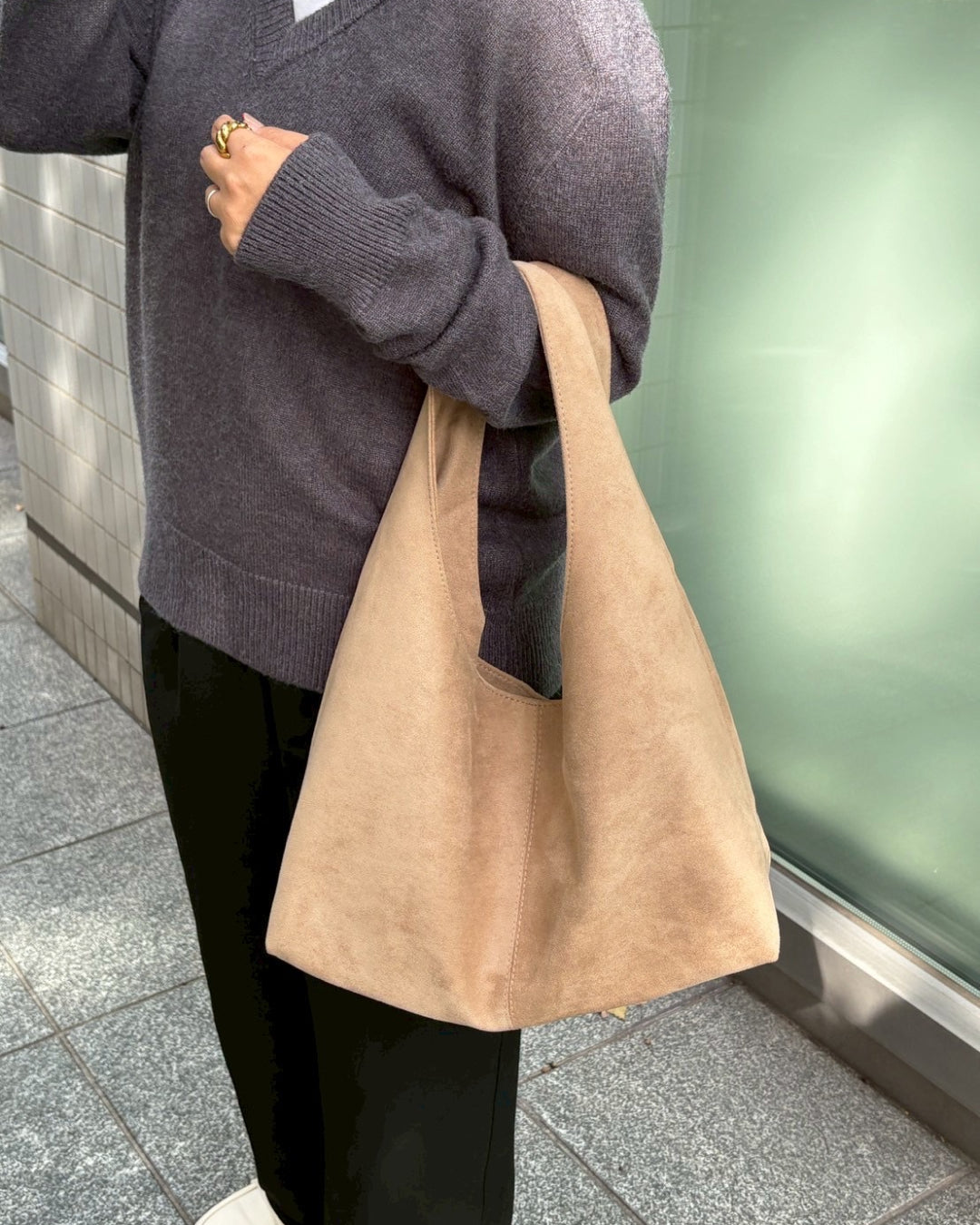 スウェードショルダーバッグ
TM0086