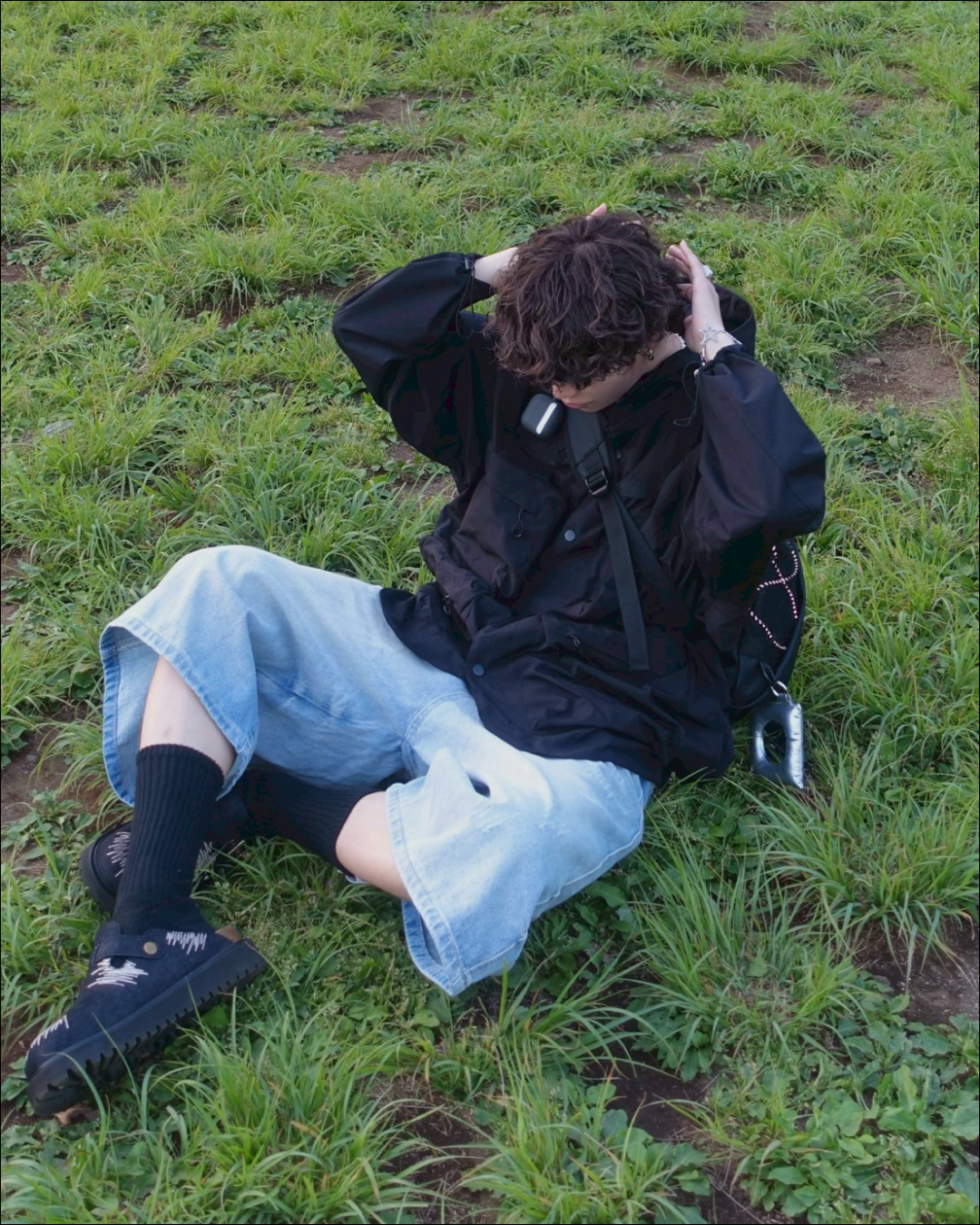 レトロ刺繍スリッポン TN0067