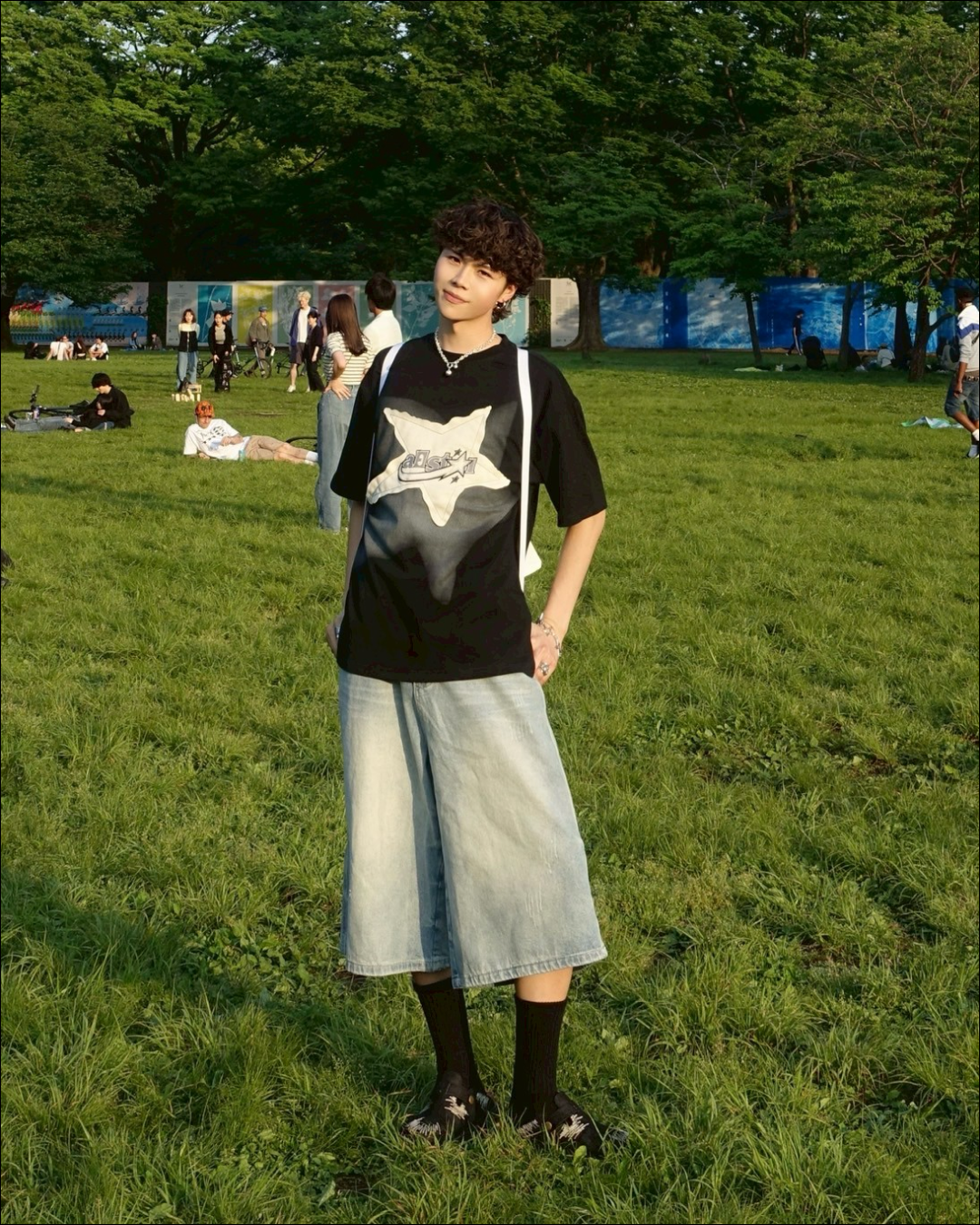 スタープリントTシャツ TN0092