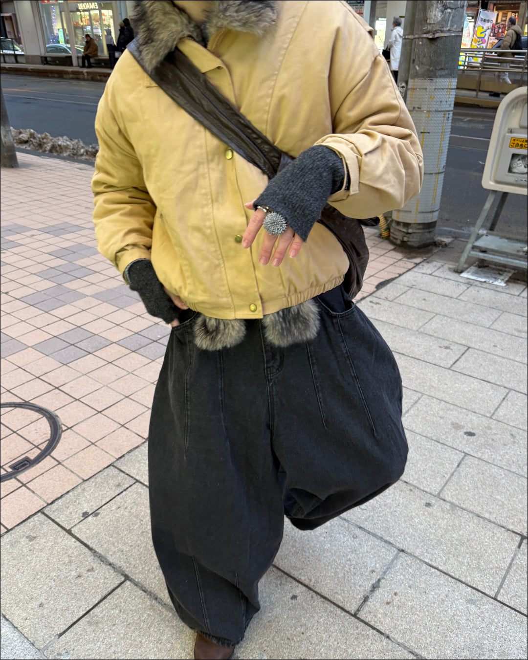 ファーデザインジャケット TN0299