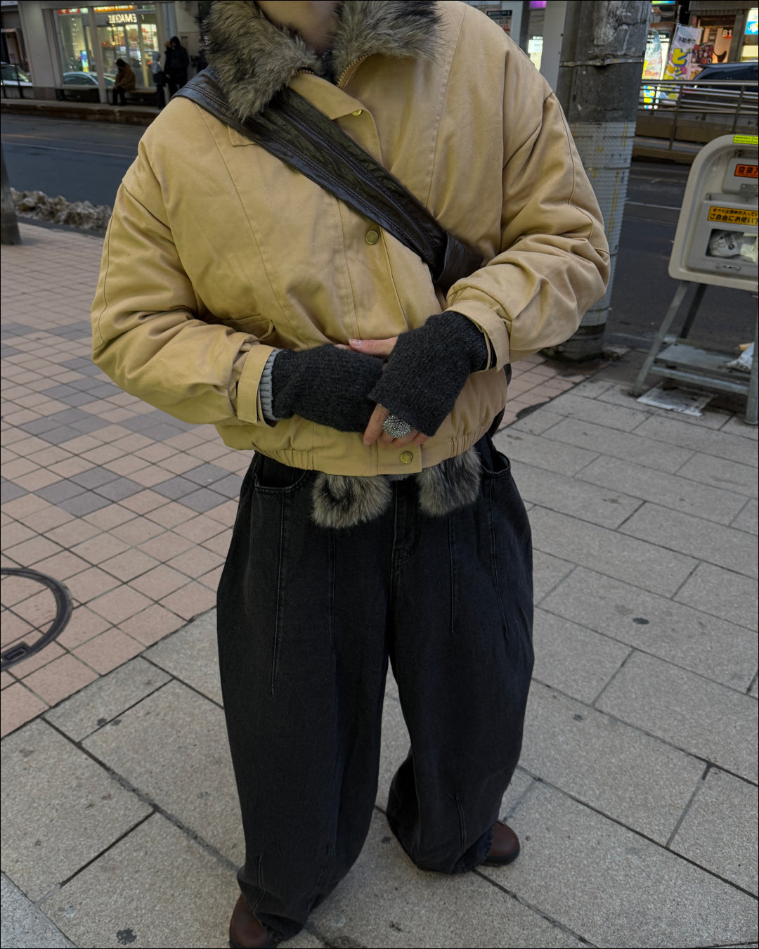 ファーデザインジャケット TN0299