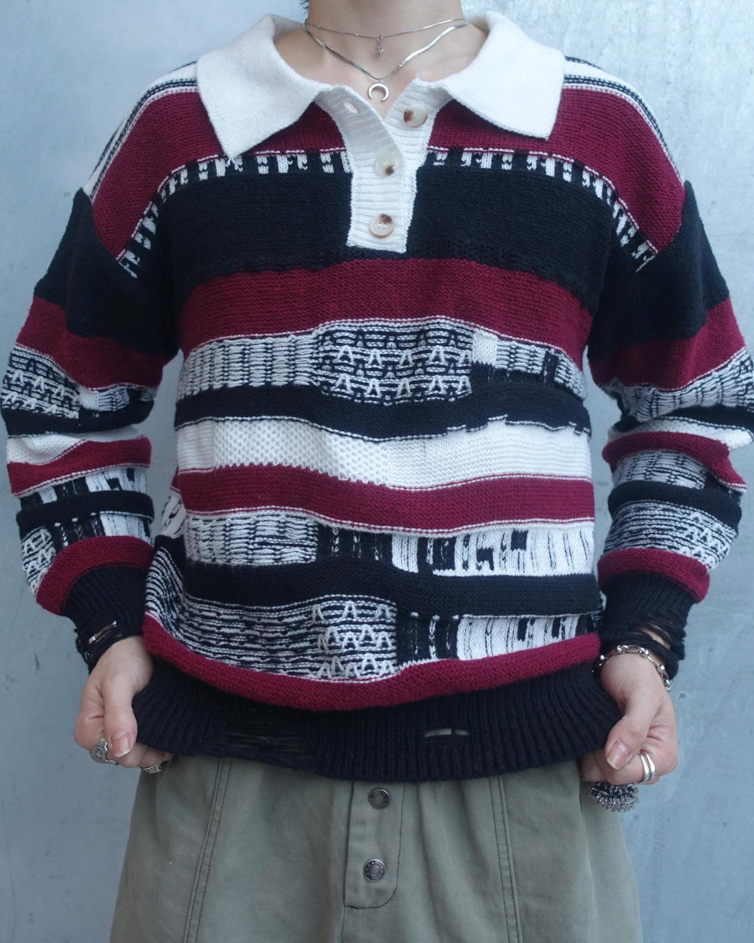 デザインニットポロ TN0312