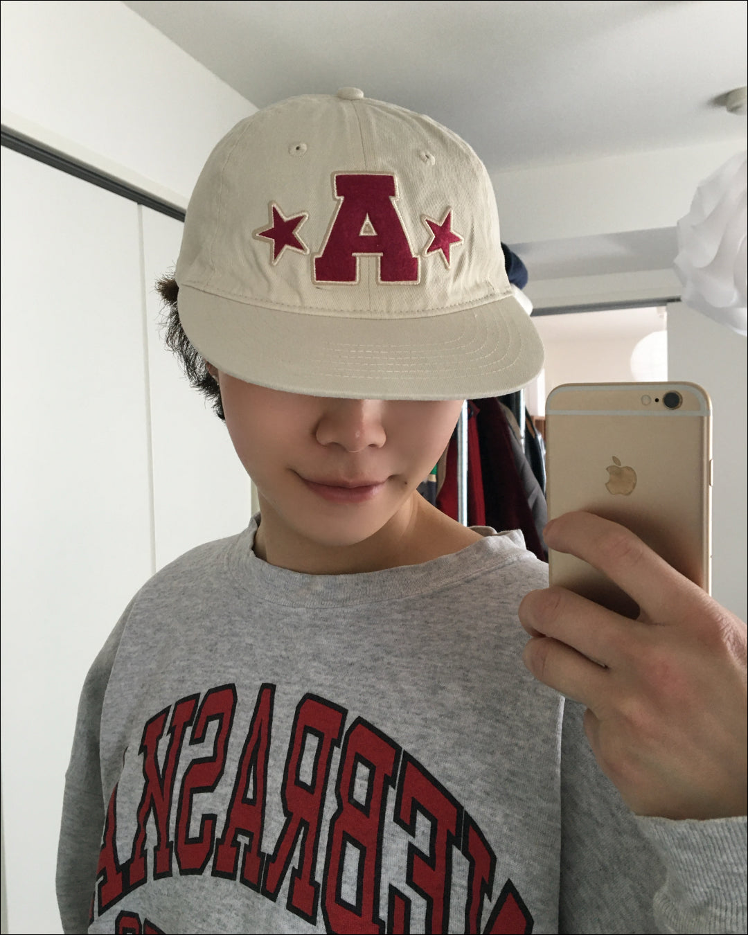 Aロゴスター刺繍キャップTN0355