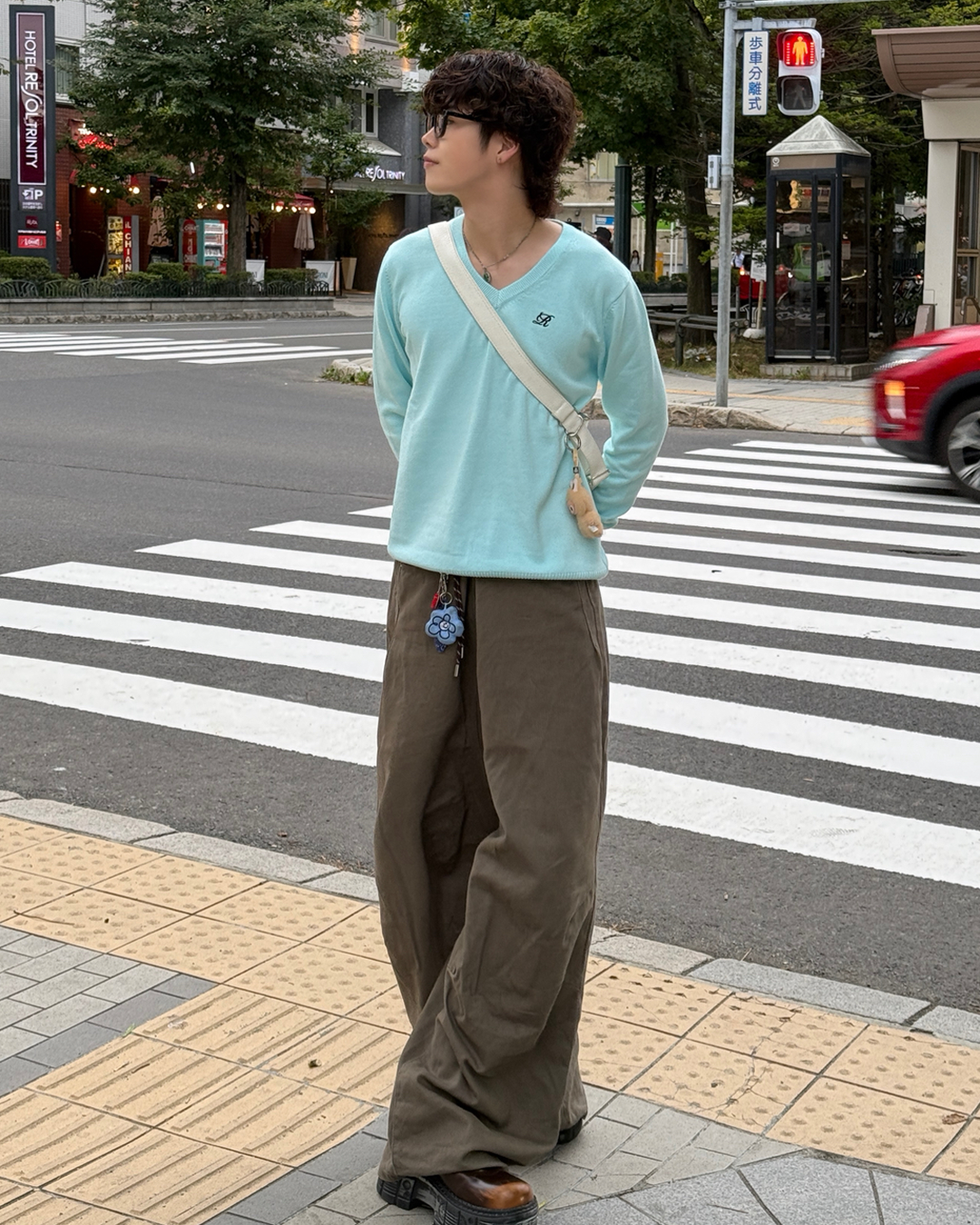 カフデザインワイドパンツ TN0579