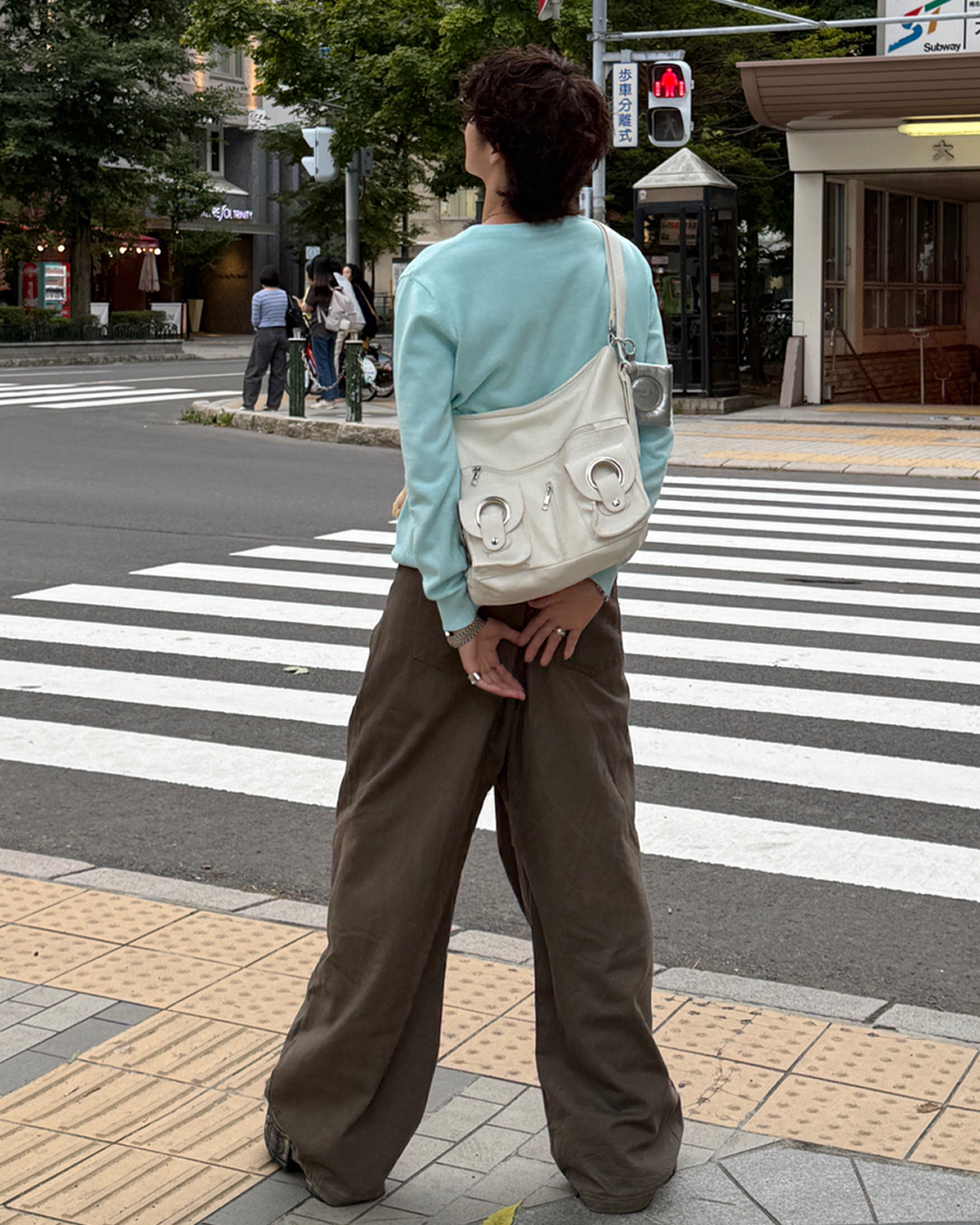 カフデザインワイドパンツ TN0579