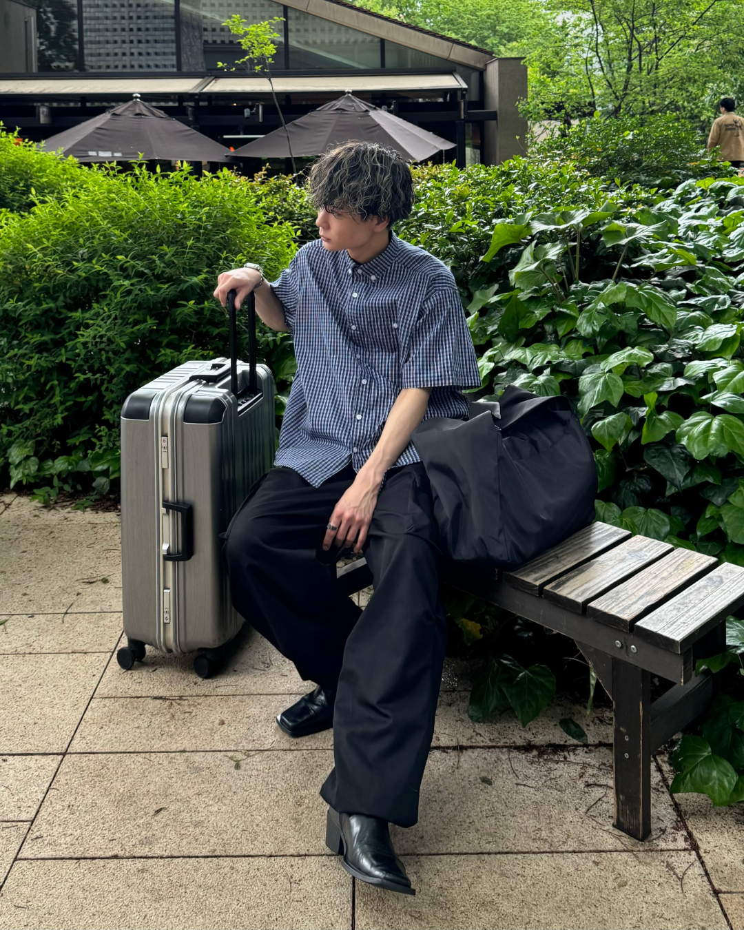 ブロードギンガムチェックシャツ TO0025