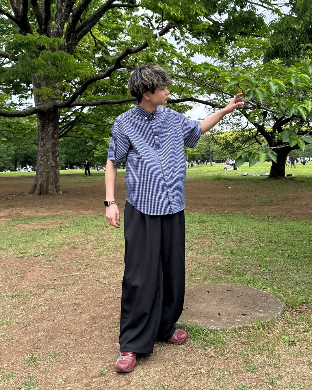 ブロードギンガムチェックシャツ TO0025