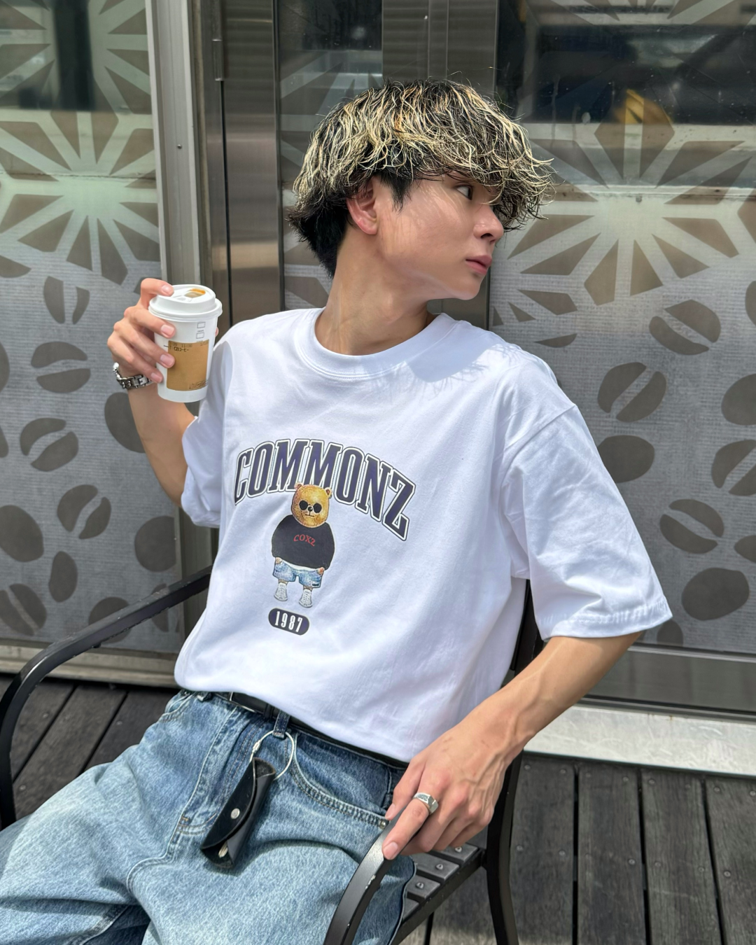 ベアープリントTシャツ TO0050