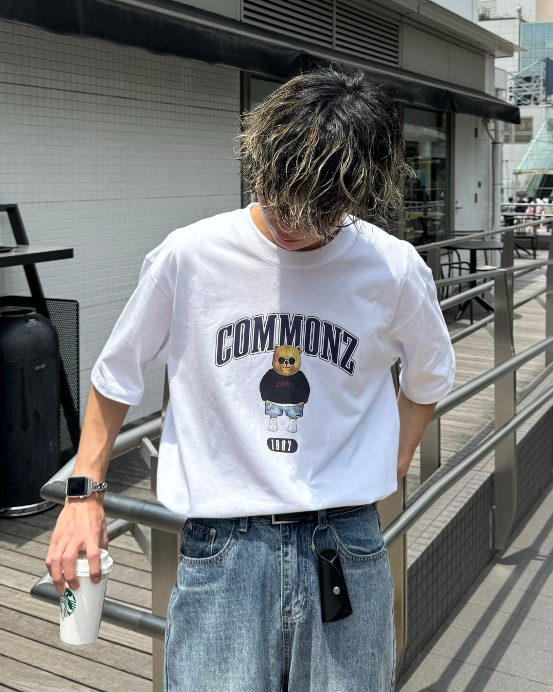 ベアープリントTシャツ TO0050