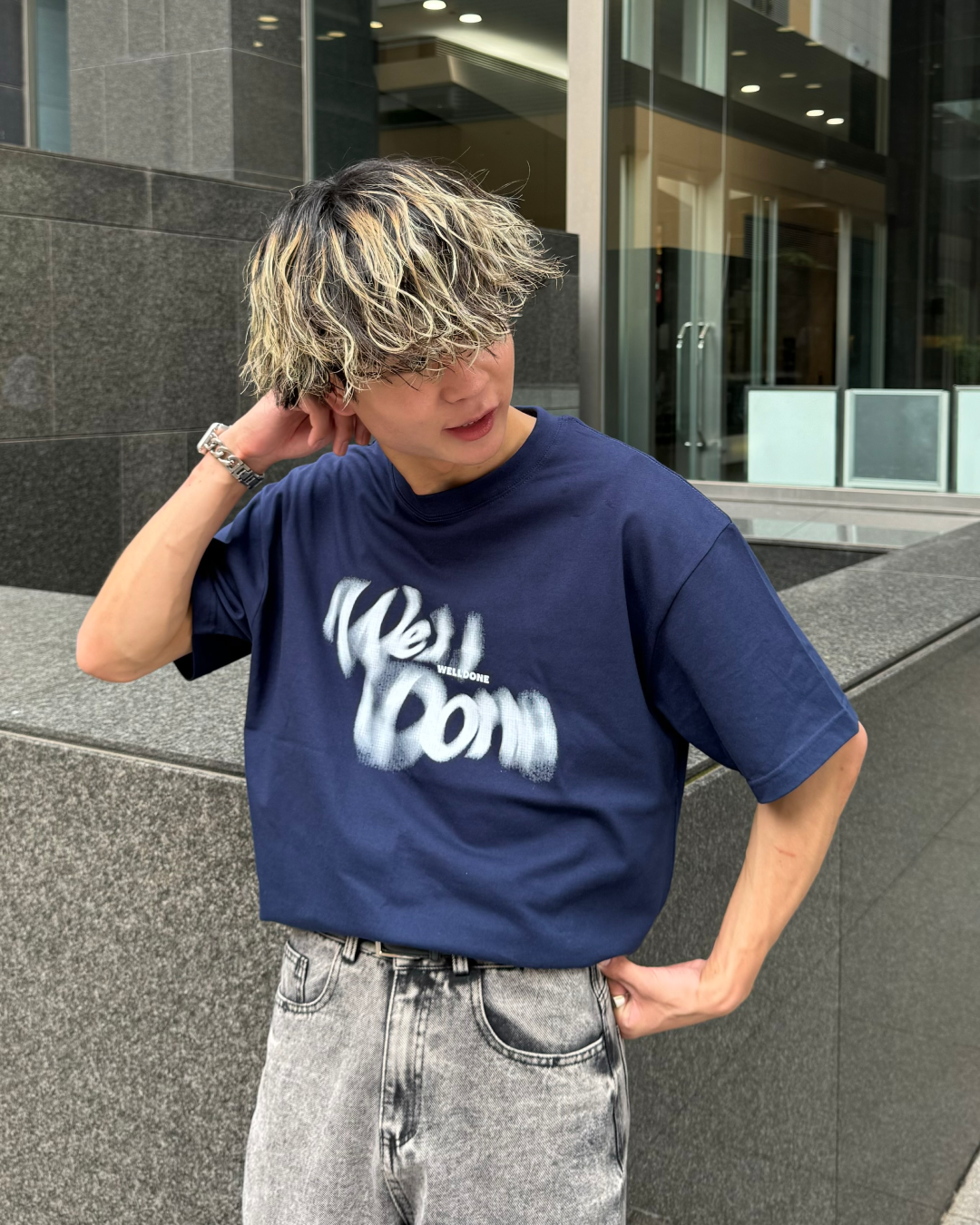 シャドウレタリングTシャツ TO0051