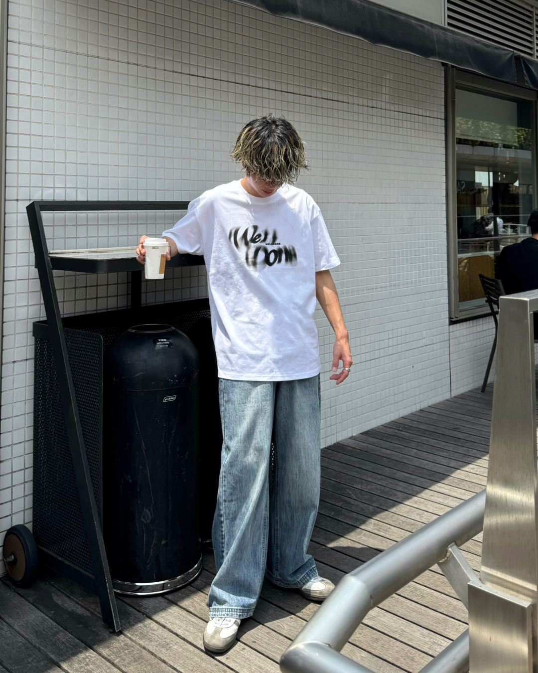 シャドウレタリングTシャツ TO0051