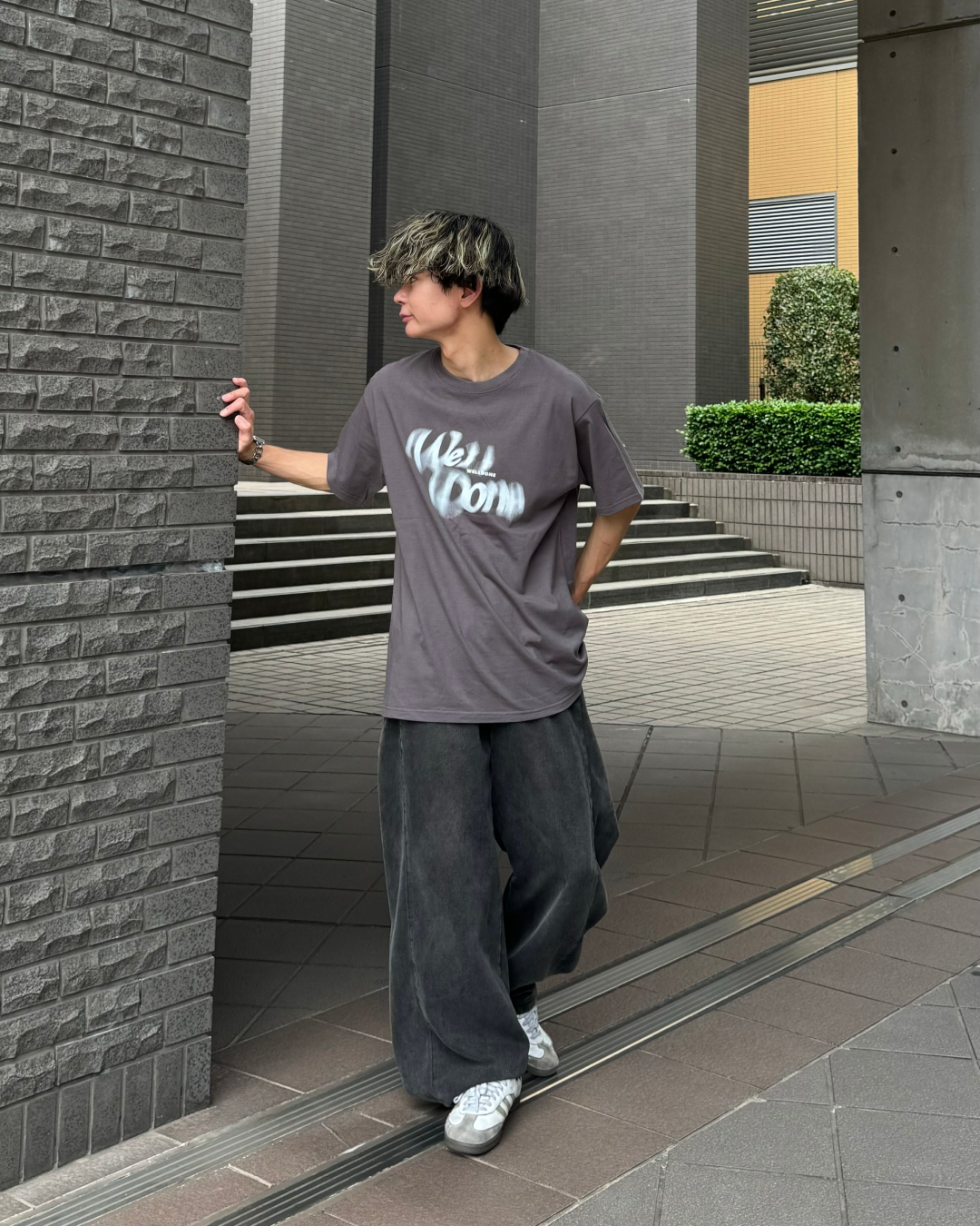 シャドウレタリングTシャツ TO0051
