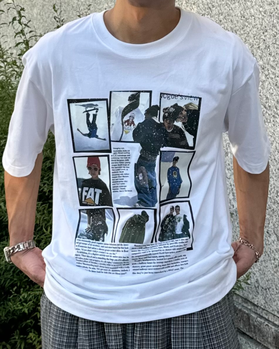 フロントプリントtシャツ TO0069