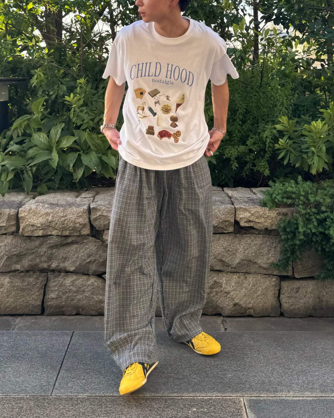 レトロプリントtシャツ TO0077