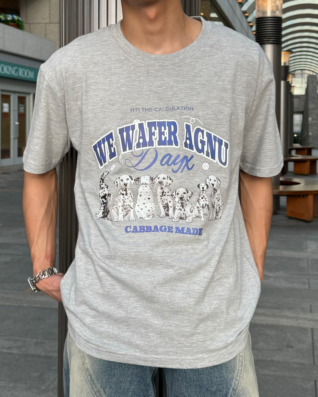 ドッグアニマルプリントtシャツ TO0071