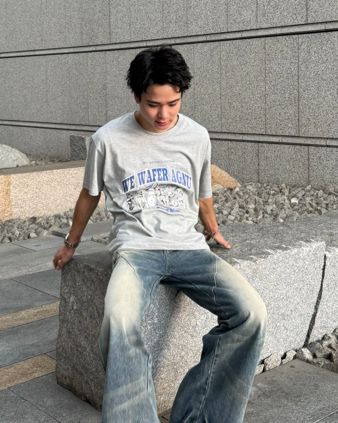 ドッグアニマルプリントtシャツ TO0071
