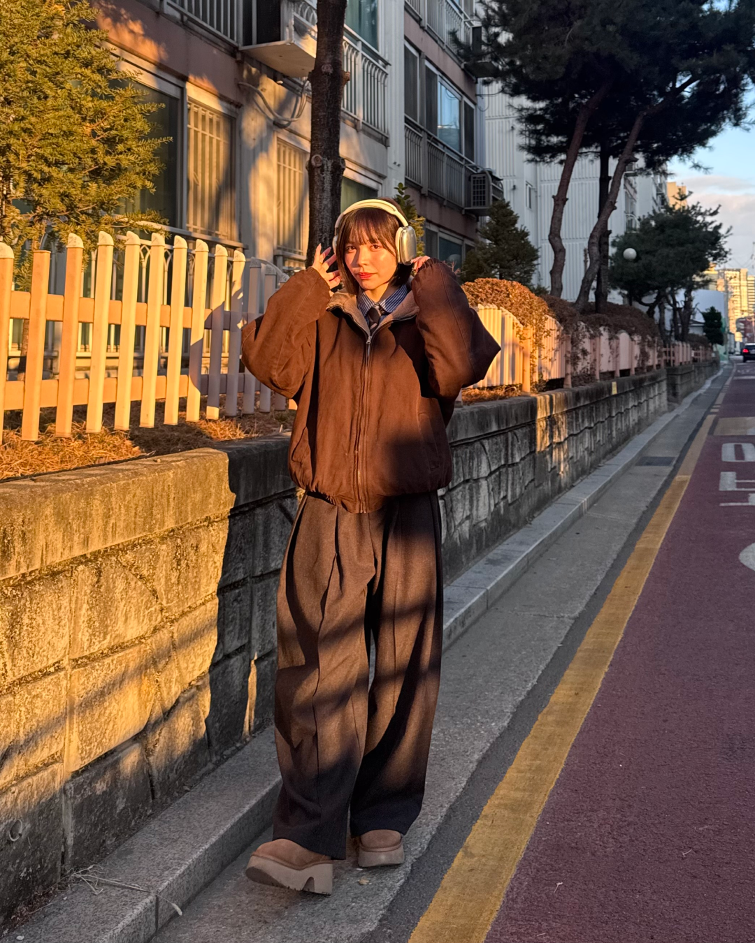 【即納】ユニセックスウォッシュデニムボアブルゾン TO0146