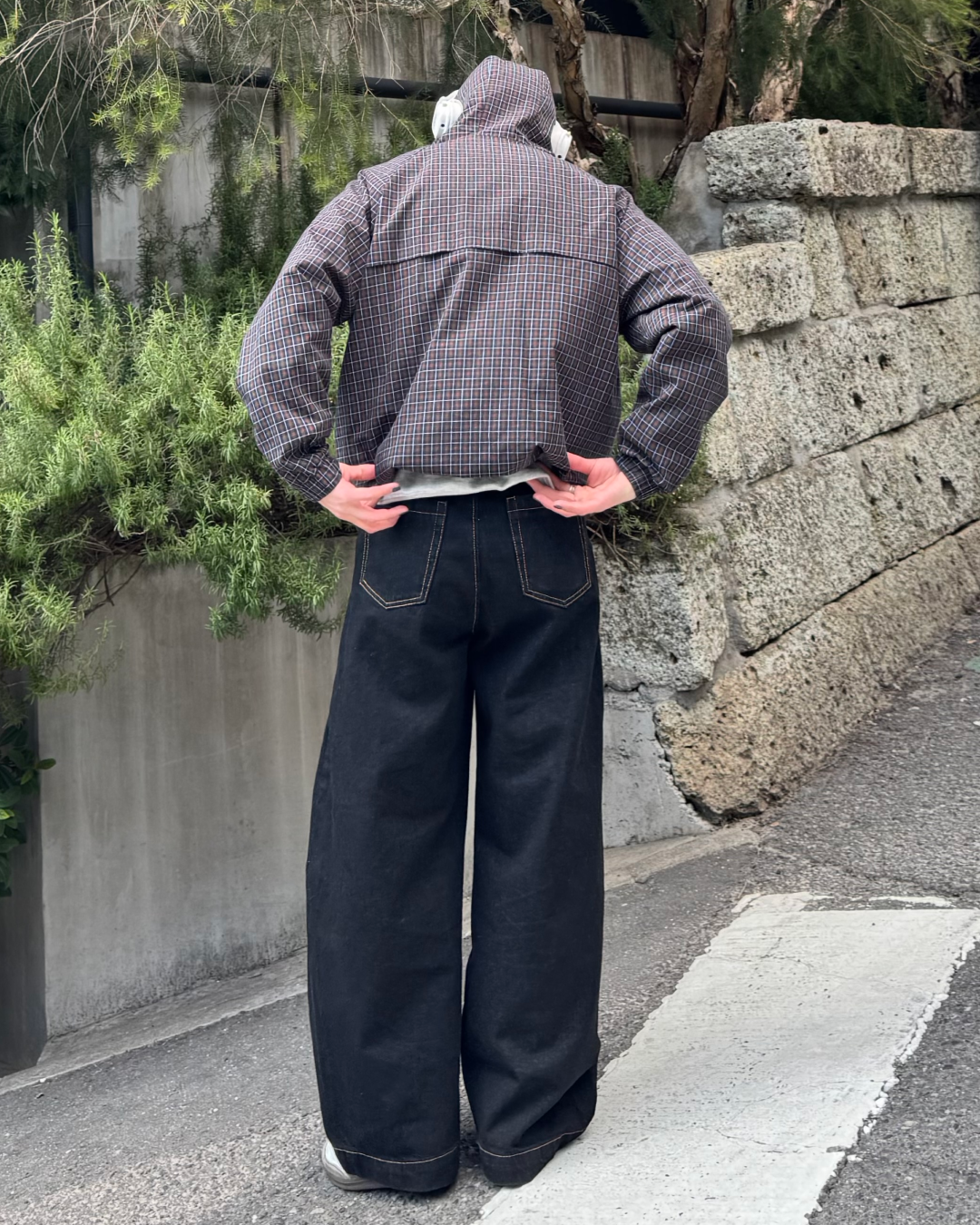 ステッチデザインカーブデニム TO0171