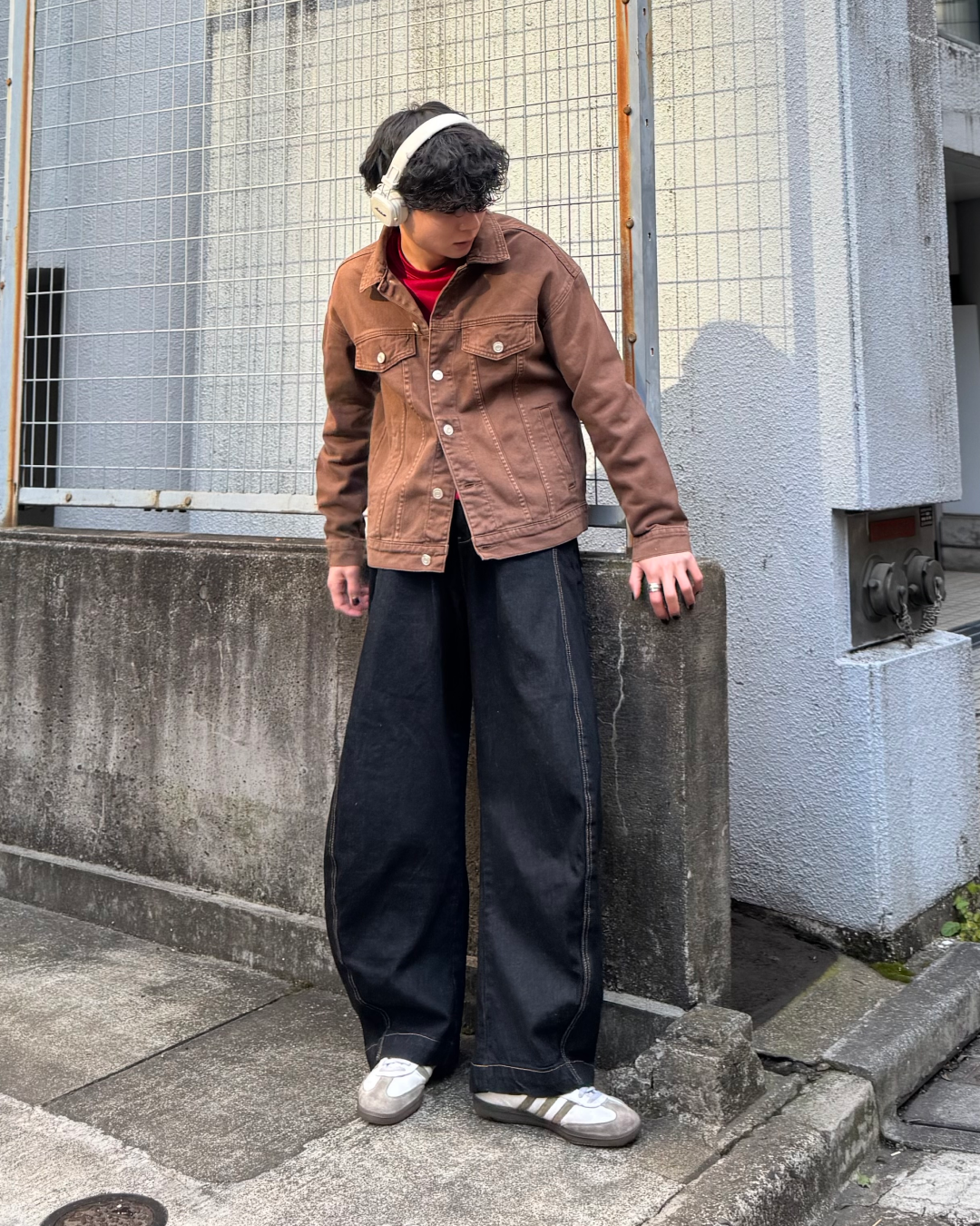 ステッチデザインカーブデニム TO0171